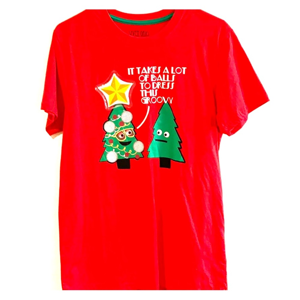 Christmas Light-Up Holiday T-Shirt